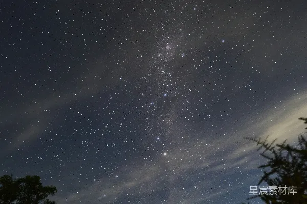 高清摄影 星空下的宁静夜景