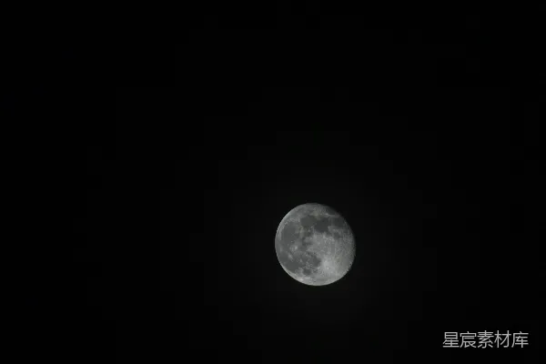 高清摄影 孤独的月夜