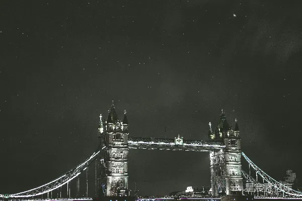 高清摄影 伦敦塔桥夜景
