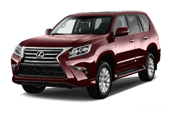 元素素材 红色雷克萨斯GX460豪华SUV