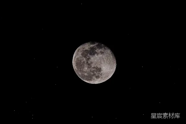 高清摄影 夜空下的月亮