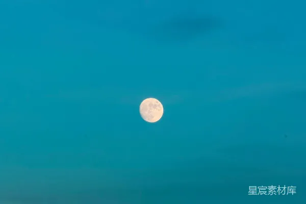 高清摄影 夜空中的明月