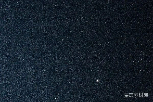 高清摄影 夜空中的一颗星