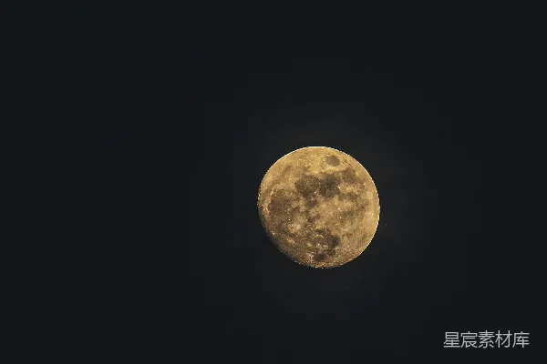 高清摄影 夜空中的明月