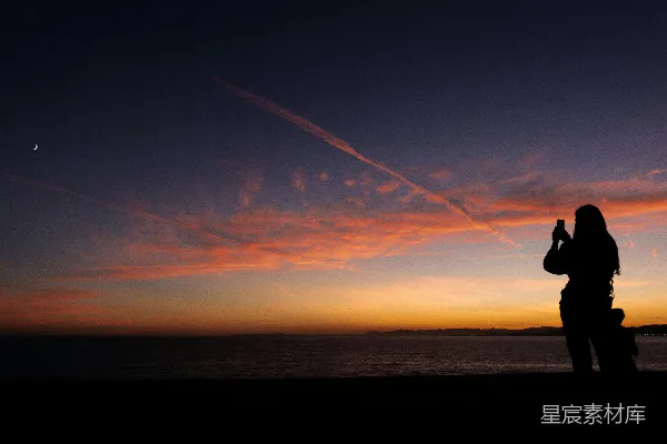 高清摄影 夕阳下捕捉美丽的剪影