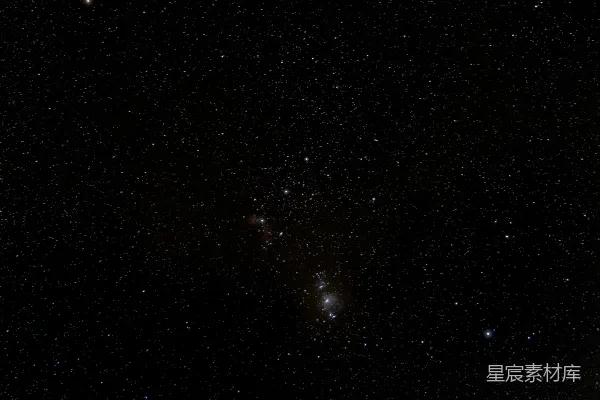 高清摄影 夜空中闪烁的星团