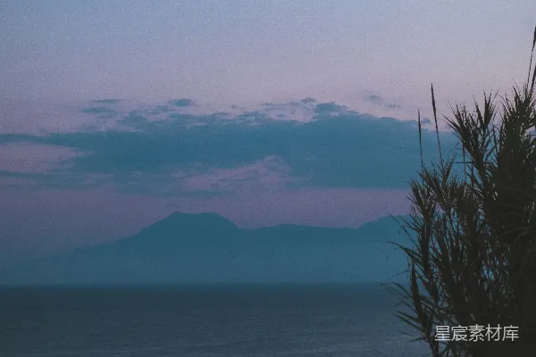 高清摄影 暮色海边
