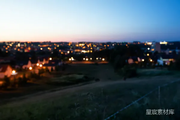 高清摄影 黄昏时的城市光景