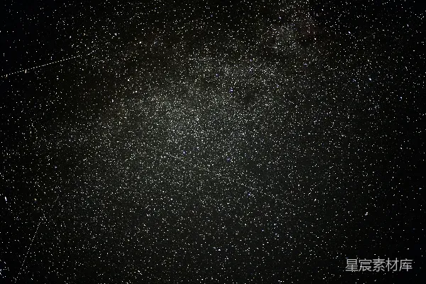 高清摄影 璀璨星河与流星划过