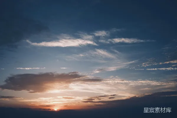 高清摄影 日落时分的天空