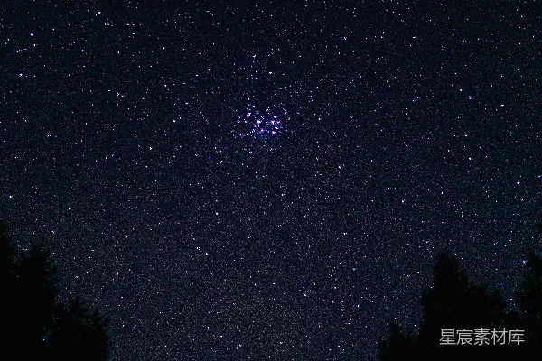 高清摄影 夜空中闪烁的群星