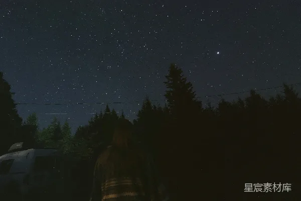 高清摄影 夜空下的宁静