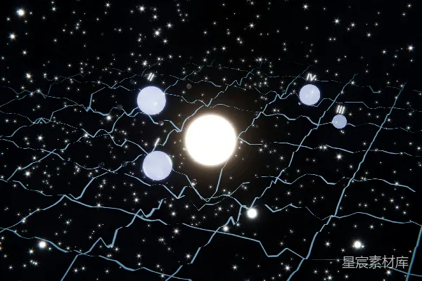高清摄影 璀璨星空中的神秘星图