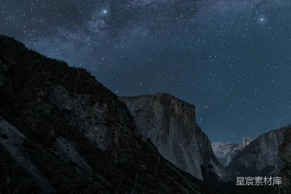 高清摄影 星河映山峰