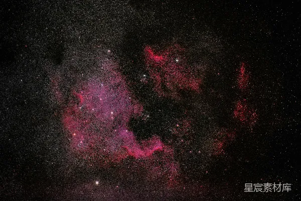 高清摄影 神秘星云的夜空