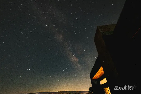 高清摄影 星夜下的建筑