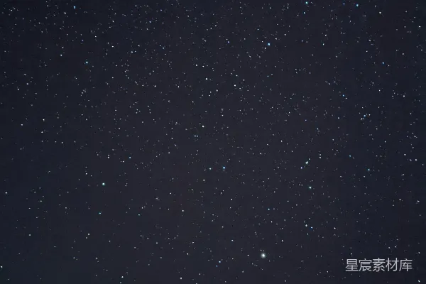 高清摄影 星空下的山影