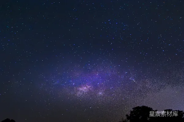 高清摄影 夜空中的银河