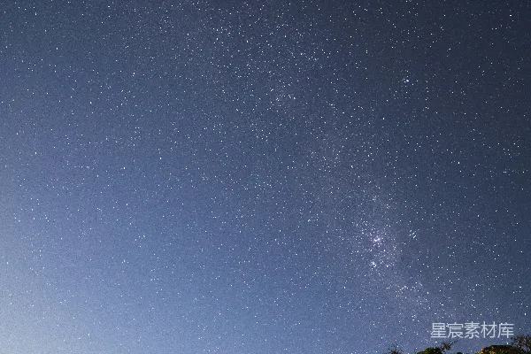 高清摄影 夜空下的岩石