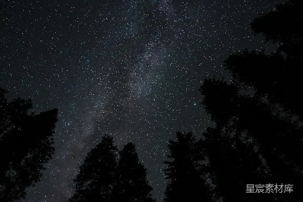 高清摄影 夜空中繁星点点