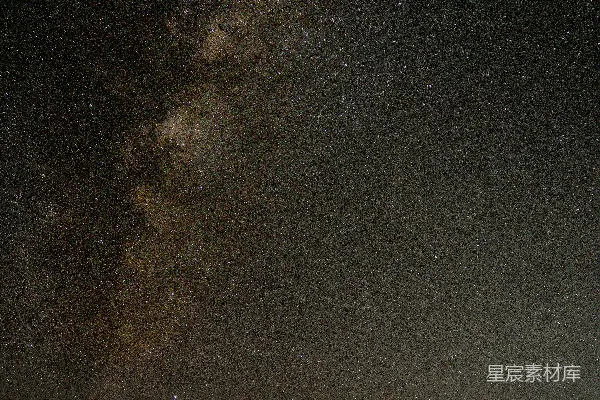 高清摄影 银河下的城市夜景