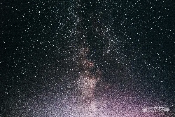 高清摄影 星空下的银河