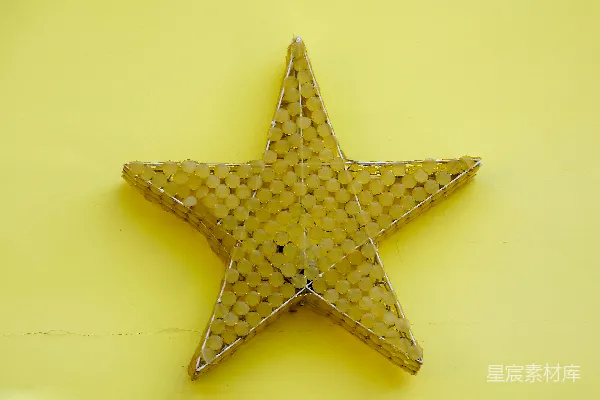 高清摄影 金色星星装饰