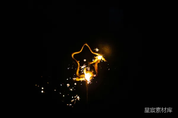 高清摄影 夜空中闪烁的星星