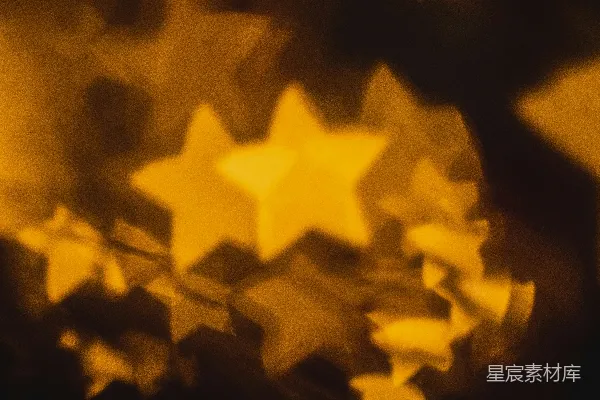 高清摄影 闪烁的星形灯光