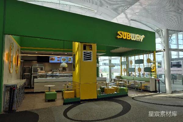 高清摄影 Subway快餐店内部展示