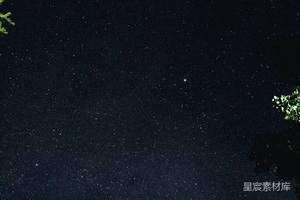 高清摄影 夜空下的繁星