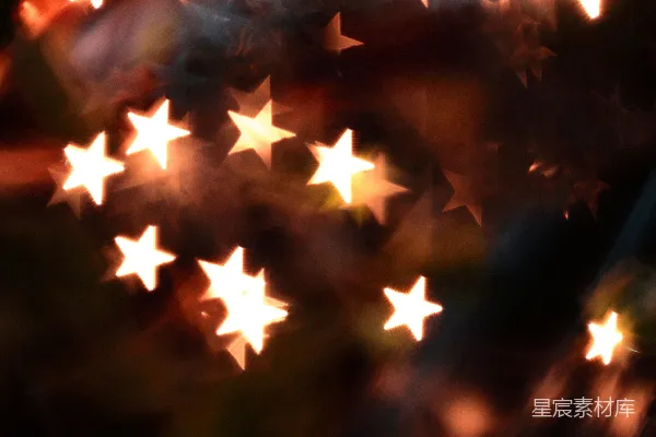 高清摄影 闪烁的星点