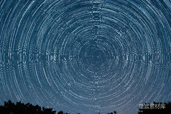 高清摄影 星轨之美：天体旋转的奇妙景象