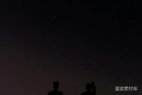 高清摄影 夜空下的剪影