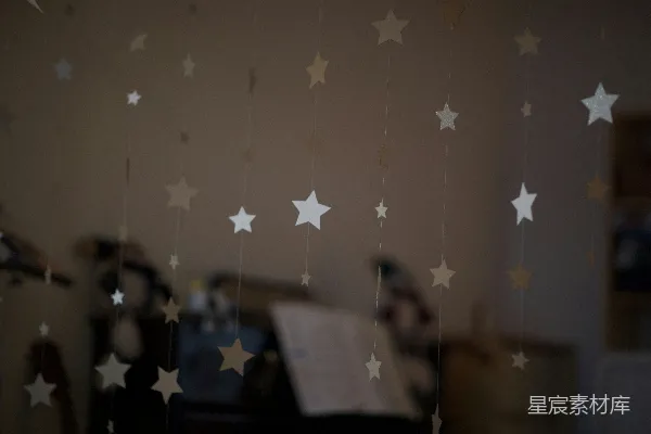 高清摄影 星星挂饰