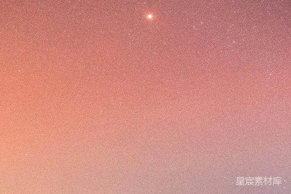 高清摄影 雪山下的星空