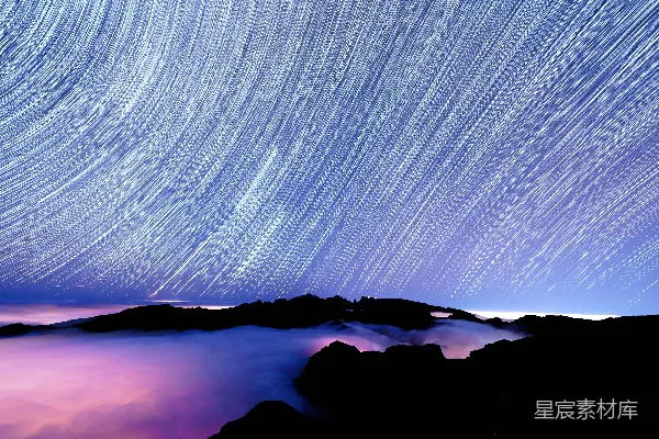 高清摄影 星河长卷：夜空下的自然奇观