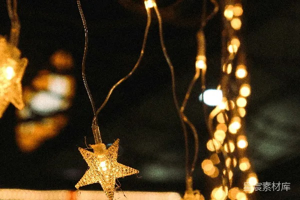 高清摄影 璀璨星光点缀夜晚