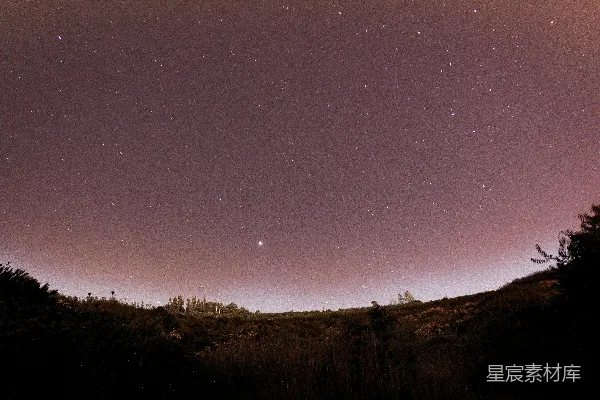 高清摄影 星空下的田野
