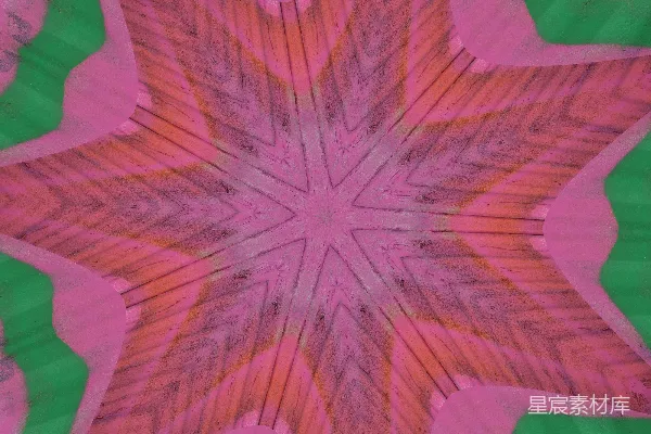 高清摄影 粉绿交错的几何图案