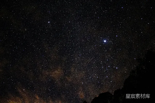高清摄影 星空下的宁静夜景