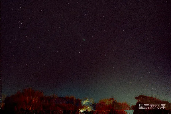 高清摄影 夜空中闪烁的星河