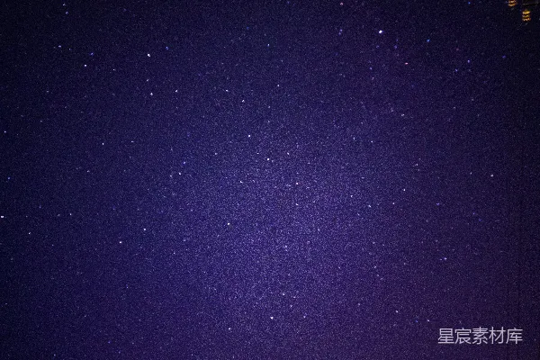 高清摄影 夜空下的繁星点点