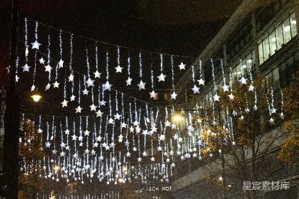高清摄影 夜晚璀璨星河装饰