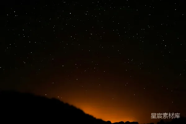 高清摄影 夜空下的星河
