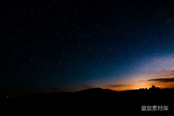 高清摄影 星辰大海的静谧夜景