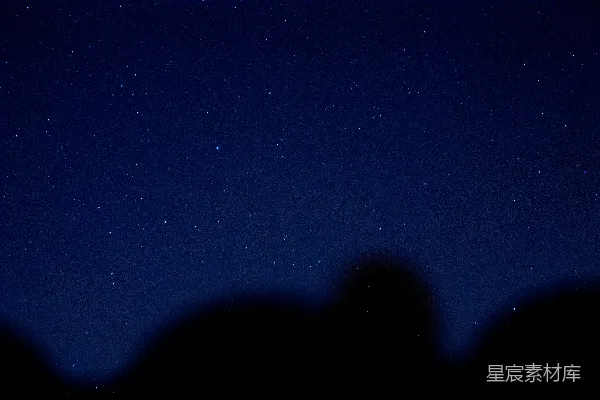 高清摄影 星空下的剪影