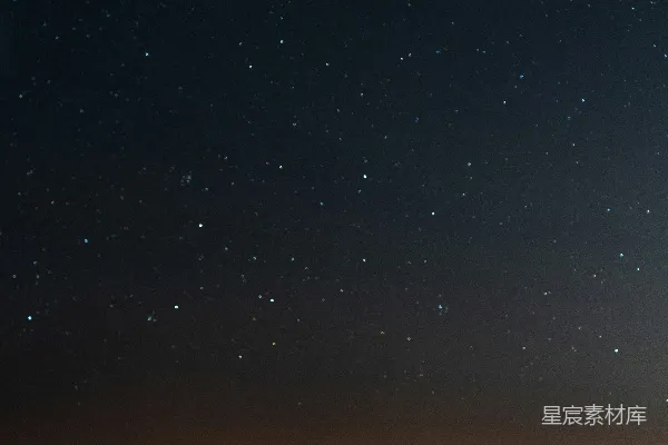 高清摄影 星空下的宁静海滩