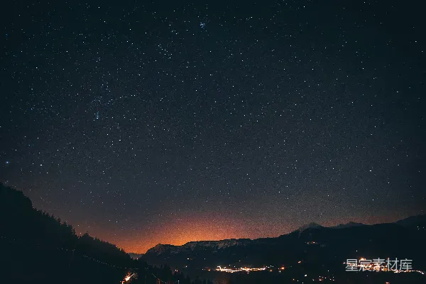 高清摄影 星河璀璨的夜空