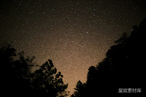 高清摄影 夜空下的星河